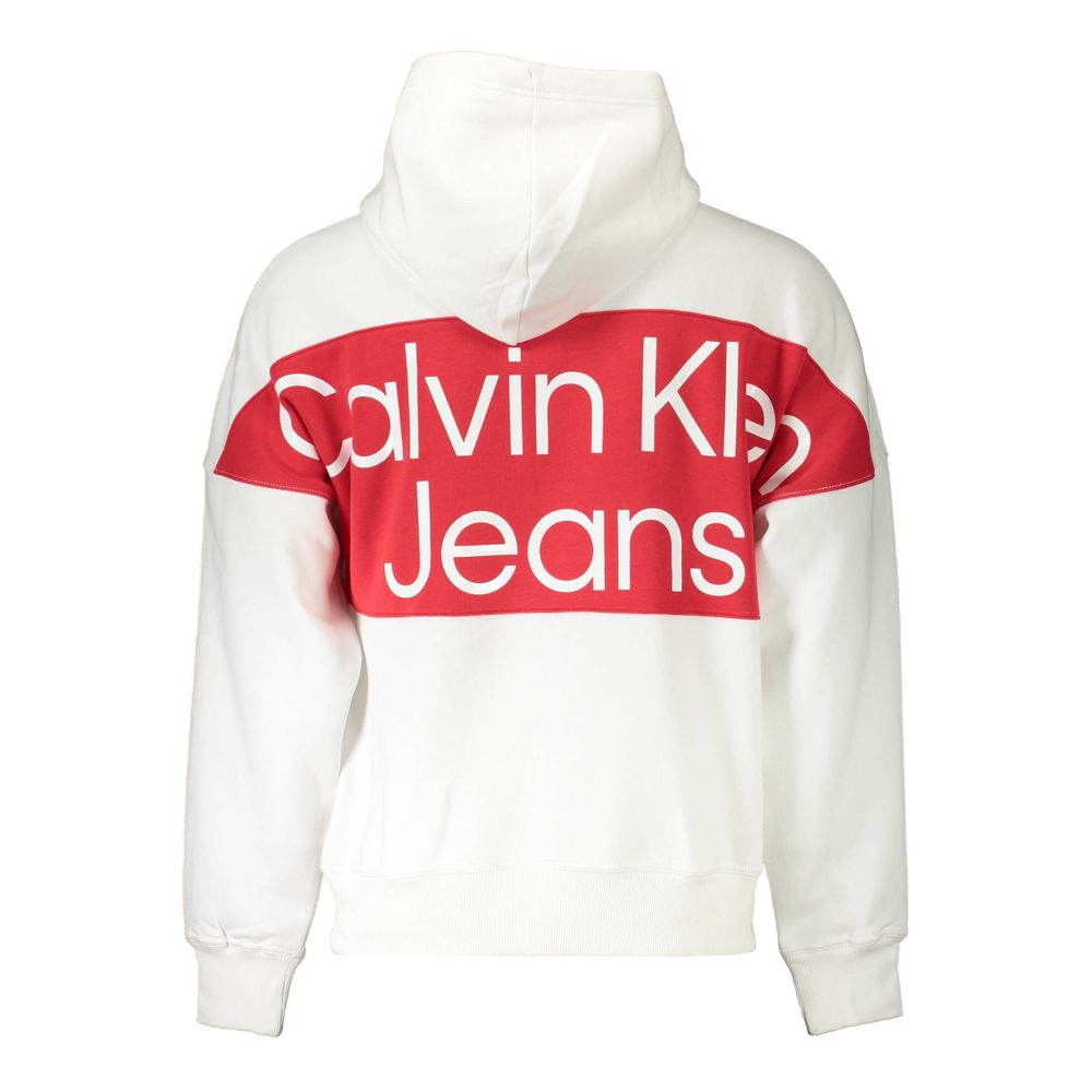 Calvin Klein White Cotton Men Sweater